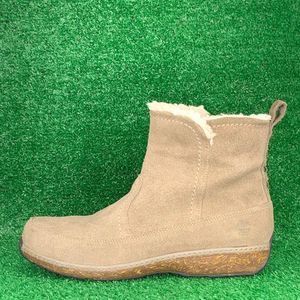 Timberland Womens Suede/Fur Lined Winter Boots Sz 9